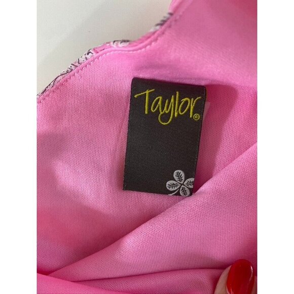 Taylor Dress Size 10 One Shoulder Floral Flowy Party Wedding - Picture 7 of 13